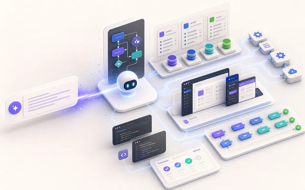 From Requirement to Running App: How AI Generates Reviewable Metadata